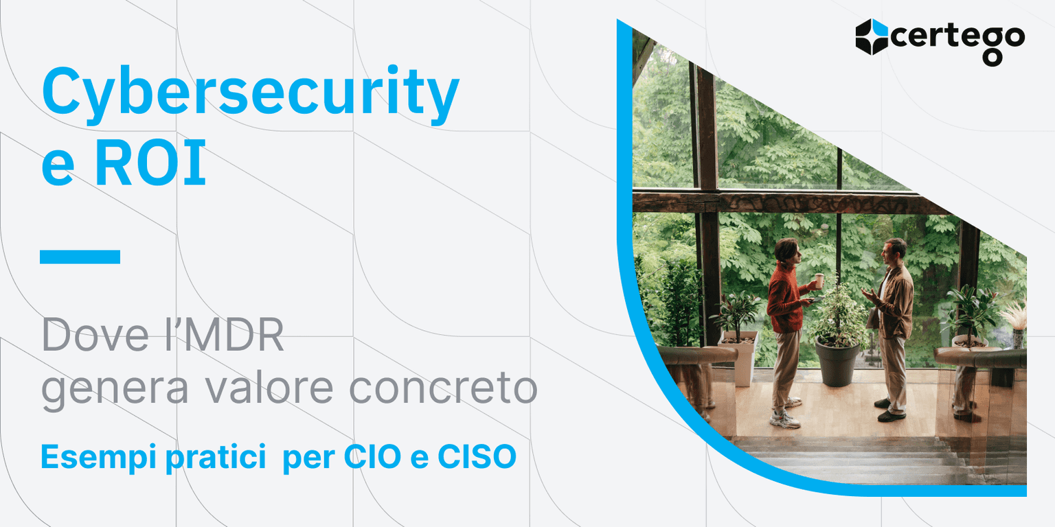 Cybersecurity roi mdr Certego