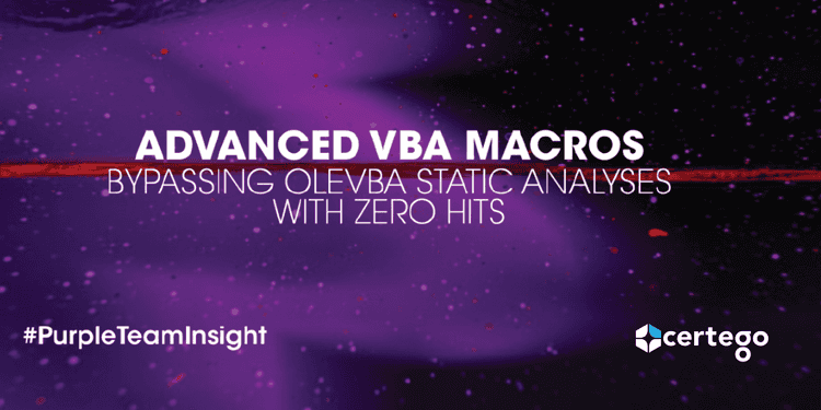 Advanced VBA macros: bypassing olevba static analyses with 0 hits