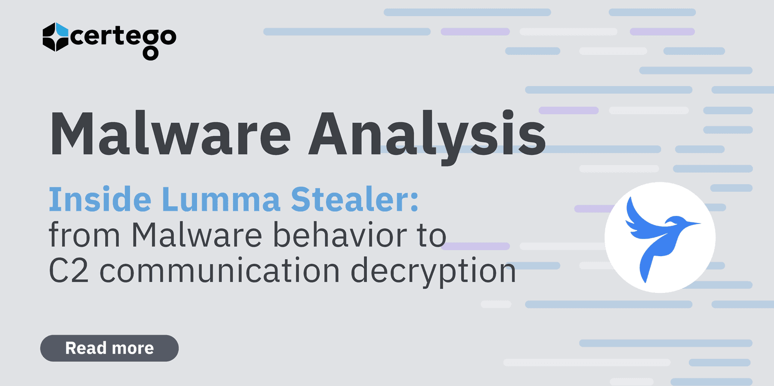 Cover Lumma Stealer Certego